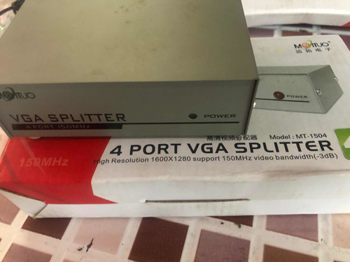 Divisor Vga 4 Portas Monitor Repetidor Distribuidor Splitter