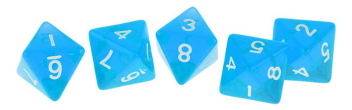 Dados De MĂșltiples Caras 5 Piezas