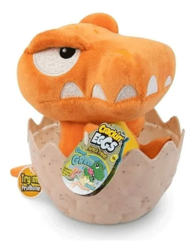 Crackin Eggs Chico Peluche Dino 13cm C Sonido 