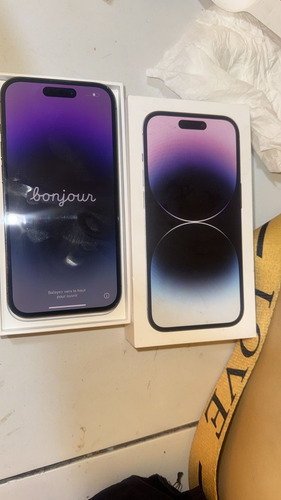 Apple iPhone 14 Pro (128 Gb) - Morado Oscuro Color Violeta Con 85% De Batería En Perfectas Condiciones 100 Original(no Reacondicionado) (Usado)