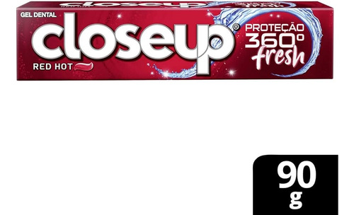 Kit C/36 Creme Dental Close Up Proteção Fresh Vermelha 90gr