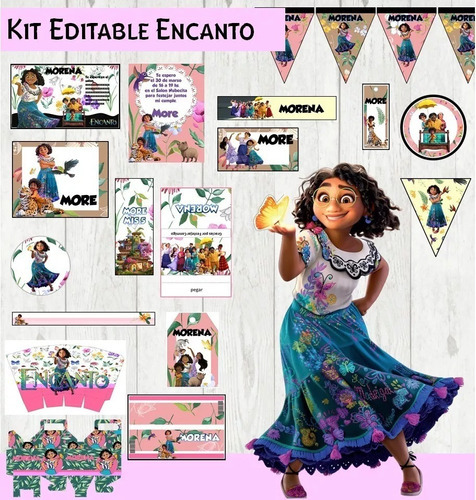 Kit Imprimible Encanto Candy Bar