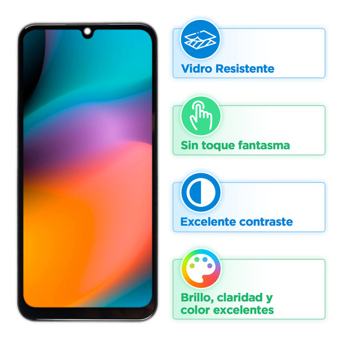 Pantalla Lcd Para Samsung A25 5g Con Marco Sm-a256e/sm-a256b