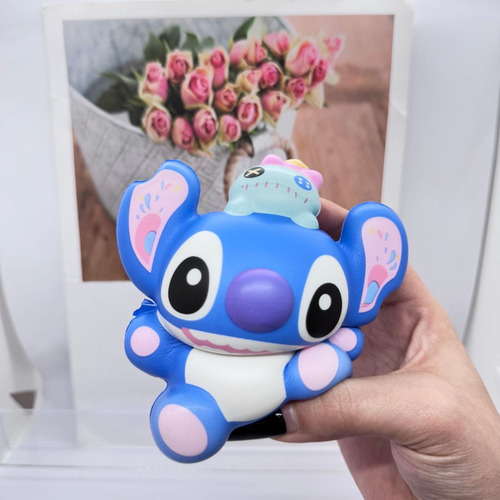 Squishy Juguete Antiestrés Kawaii Stitch Angela Cute Disney Stitch
