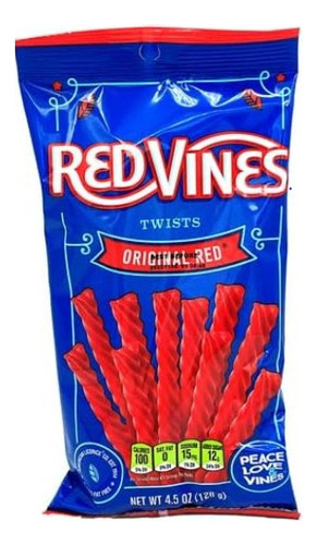 Red Vines Twists Original Red 128 Gr