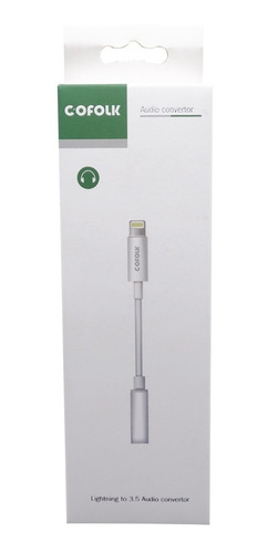 Adaptador Audifonos Lightning A Auxiliar 3.5mm Para iPhone