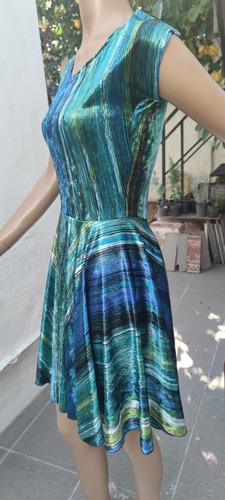 Imagen 8 de 10 de Vestido Pin Up Corto Plato Velvet