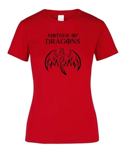 Playera Para Damajuego De Tronos  Mother Of Dragons Oferta!!