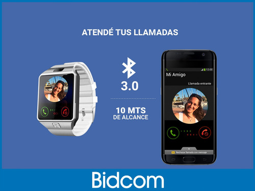 Smartwatch Reloj Inteligente Gadnic Telefono Llamadas Chip