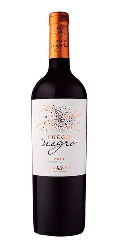 Vino Fuego Negro Syrah Botella 750ml