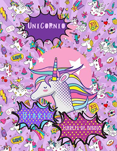 Unicornio - Diario - Libreta De Dibujo: Journal - Notebook -