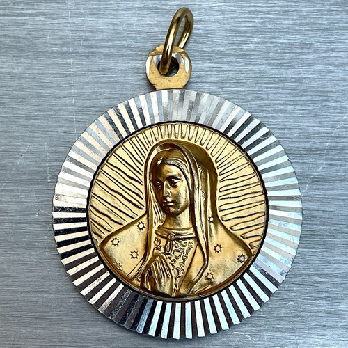 Medalla Religiosa Virgen De Guadalupe Secretarìa Marina 1971