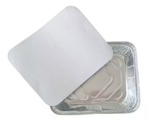 BANDEJA ALUMINIO RECTANGULAR DESECHABLE ALGON