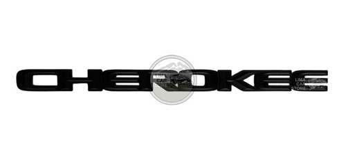 Emblema Logo Cherokee Jeep Con Borde Compass Grand Wrangler