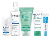 Comprar Kit Dermaglos Rutina Experta Piel Mixta 5 Productos Limpieza