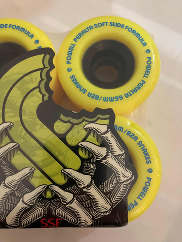 Rodas Powell Peralta Snakes 66mm 82a Soft Slide Formula