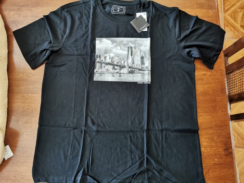 Polera Negra Xxxl Nueva