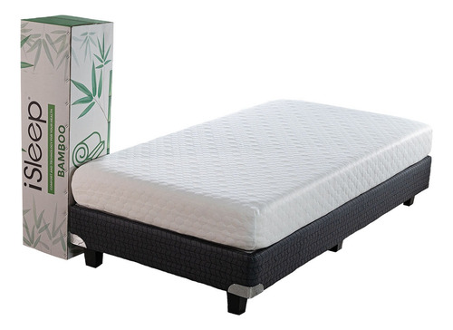 Colchón Matrimonial Memory Foam En Caja Semi Firme Ortopedic