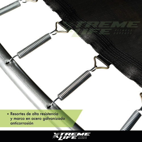 Trampolin Saltarin 2.45 Mts Para Niños Con Malla Eventos Color Azul