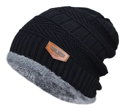  Beanie Kast.pe Gorro Chullo Con Polar Abrigador - Negro