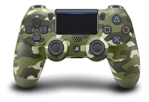 Joystick Playstation Dualshock 4 Green Camouflage Sony