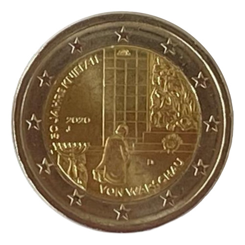 Monedas Mundiales Alemania 2 Euros 2020 Genuflexion Varsovia