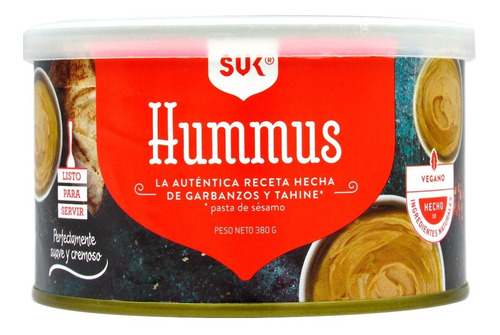 Hummus Tradicional 380 Grs Suk
