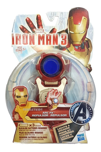 Iron Man 3 Repulsor Arc Fx Luz Y Sonidos Hasbro Original