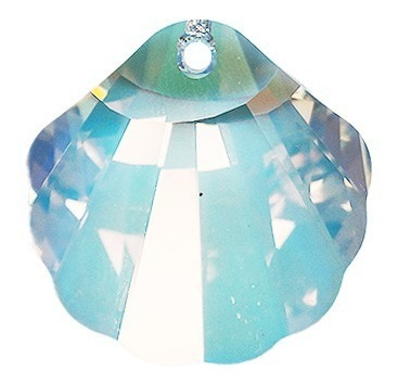 Cristal Swarovski Elements- Colgante Seashell 20mm A. Boreal