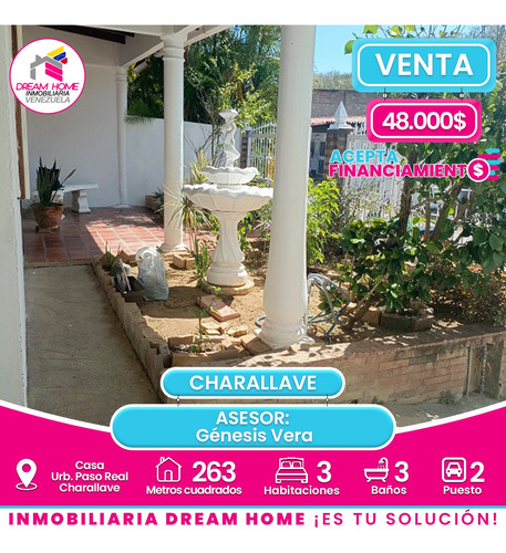 Casa En Venta Urbanización Paso Real - Charallave 