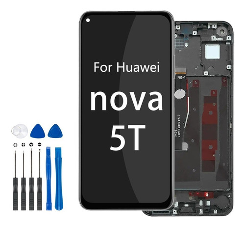 Pantalla Lcd For Huawei Nova 5t Con Marco Original