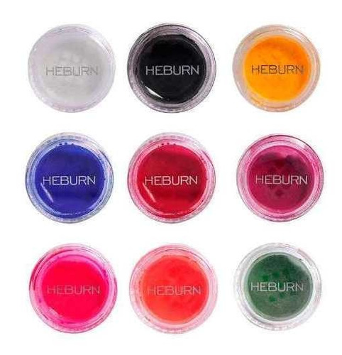 Kit X9 Heburn Rubor Pigmentado Maquillaje Profesional 341 