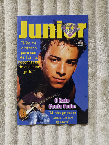 Revista Pôster Do Júnior Lima Da Dupla Sandy E Júnior (Usado)