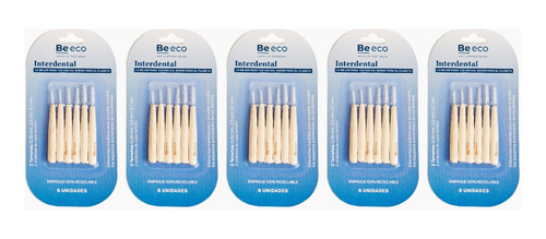 Cepillo Interdental Be-eco. Pack 5 Unidades (6 Cepillos C/u)