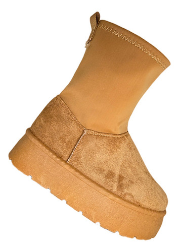 Botas Con Plataforma Para Invierno Calentitas De Mujer