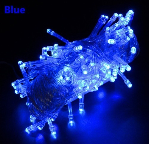 Serie Navideña Manguera Led 10 Metros Azul