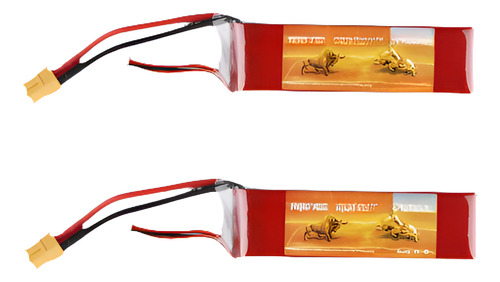 2 X 3s 11.1v 2800mah 35 C Lipo Rc Batería Pack Xt60 Conector