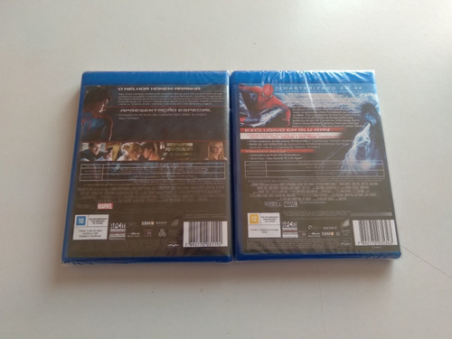 Imagem 2 de 2 de Blu Ray O Espetacular Homem Aranha 1 E 2