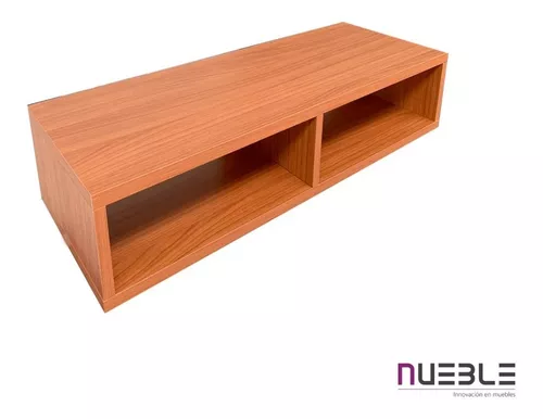 mueble para tv arona de madera de nogal color café 180 cm de largo