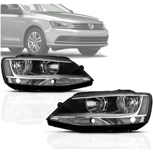 Farol Dianteiro Jetta 2014 Tsi Original Hella