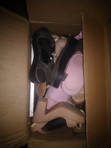 Caja  De Zapatos Usado Para Mujer