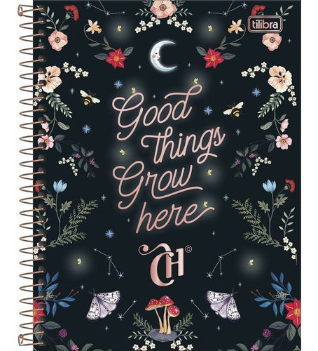 Caderno Capricho Capa Dura 10 Matérias Colegial Tilibra