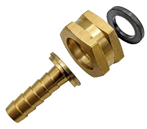 Adaptador De Manguera De Jardín Gridtech De Latón, Conector
