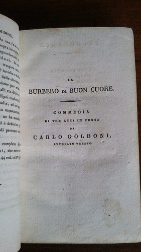 Imagen 3 de 6 de Teatro Scelto Goldoni Alfieri Federici 1818 Fornasari