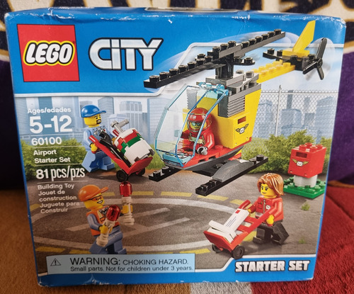 Lego City 60100 Aeropuerto Set De Introducción 81 Pzs