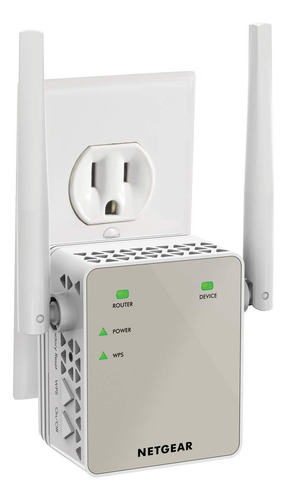 Netgear Ex6120-100nas - Extensor De Rango Wifi, Amplía La
