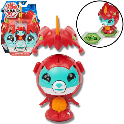 Bakugan - Boneco Cubbo Cosplay Dragonoid Colecionável Sunny