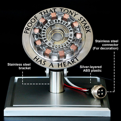 Iron Man Arc Reactor 11 Led Usb Con Display Mmg