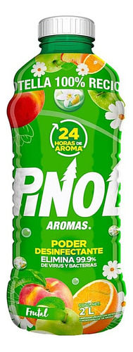 2 Pack Pinol Multiusos 2l Antibacterial Frutal