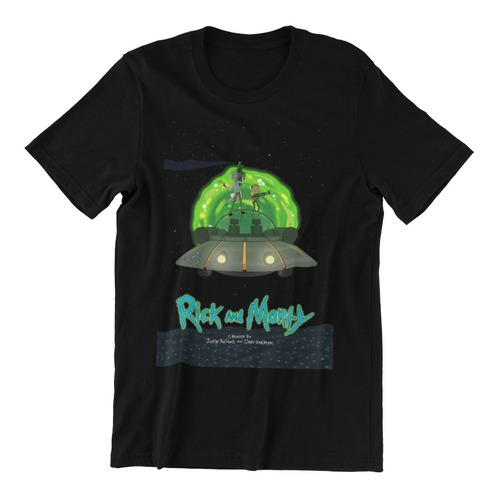 Polera Unisex Rick And Morty Mono Futuro  Algodon Estampado